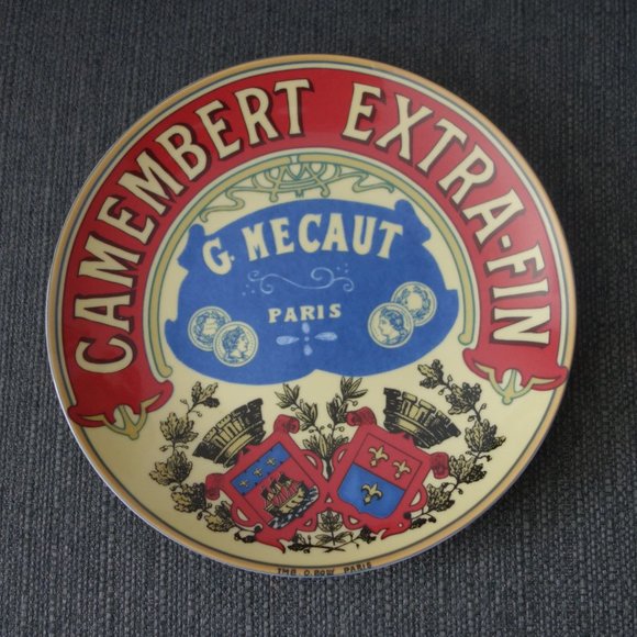 Vintage Set of Four(4) BIA Cordon Bleu Camembert 8" Ceramic Plates - Picture 5 of 9